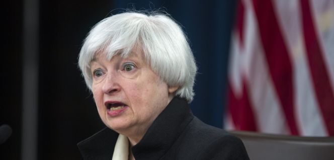 La presidenta de la Reserva Federal de Estados Unidos, Janet Yellen.
