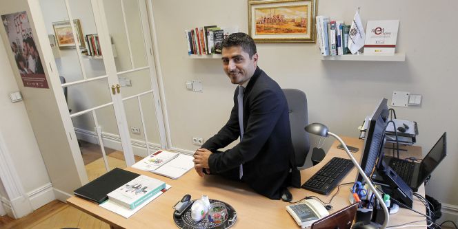 Salvatore Nigro, consejero delegado para Europa de Education for Employment en Europa, en su despacho de Madrid.