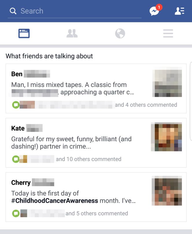 Facebook te resumirá de qué están hablando tus amigos