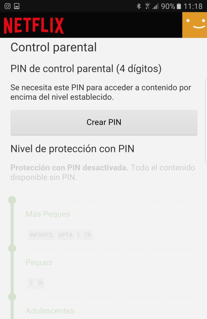Control Parental en Netflix