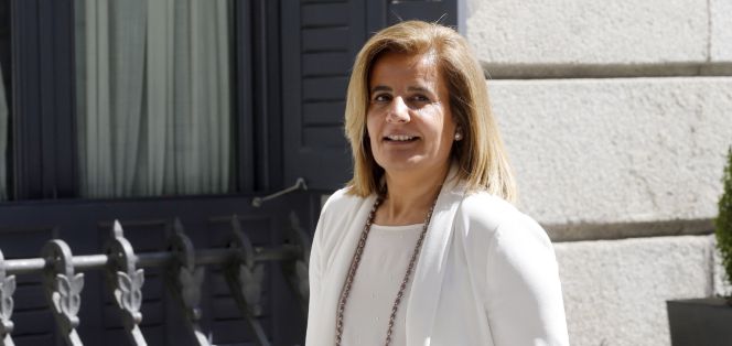 La ministra de Empleo y Seguridad Social en funciones Fátima Báñez.