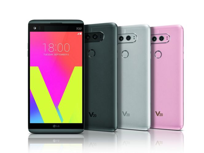 Colores del LG V20