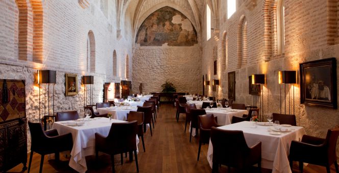 Sala de Refectorio, en el monasterio de Santa María de Retuerta