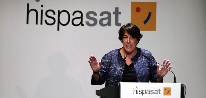 La presidente de Hispasat, Elena Pisonero. EFEArchivo