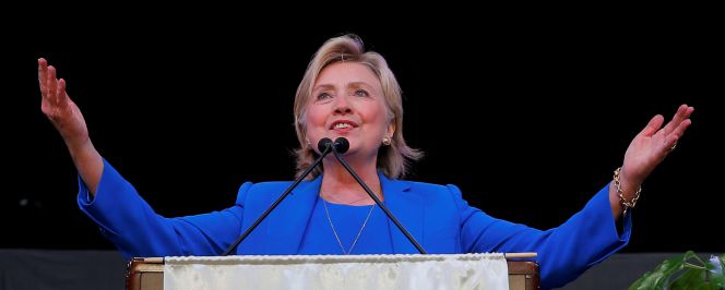 La candidata demócrata, Hillary Clinton.