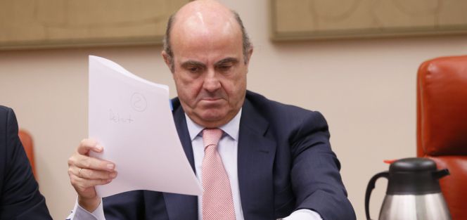 El ministro de Economía en funciones, Luis de Guindos.