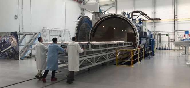 Nuevas instalaciones de Iberespacio en Torrejón de Ardoz (Madrid).