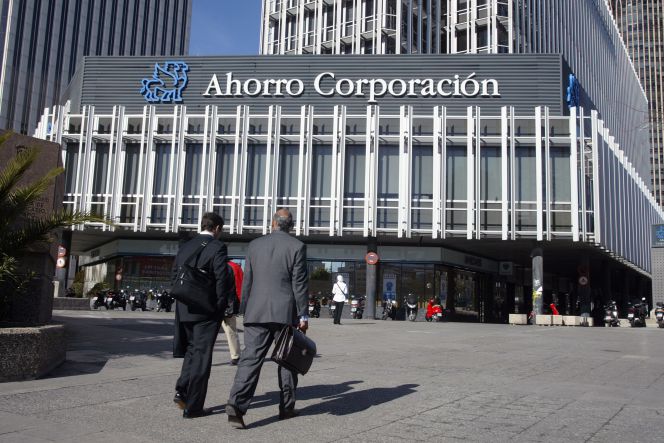 Sede de Ahorro Corporación, en el Paseo de la Castella de Madrid.