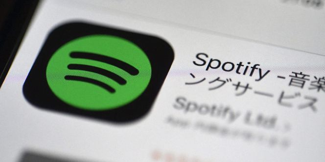 Captura de la app de Spotify.