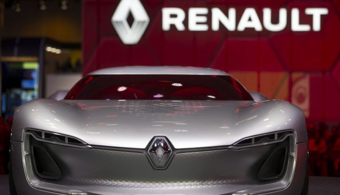 El nuevo Renault Trezor es expuesto en el Salón del Automóvil de París.