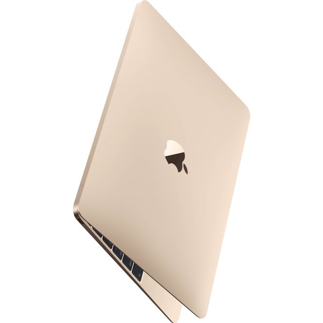 Ordenador portátil MacBook de Apple color dorado