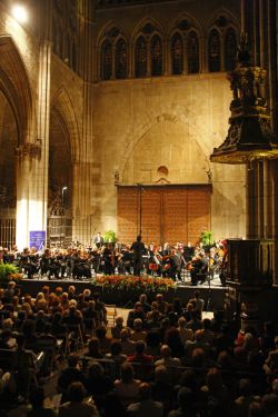 Música en la catedral de León.