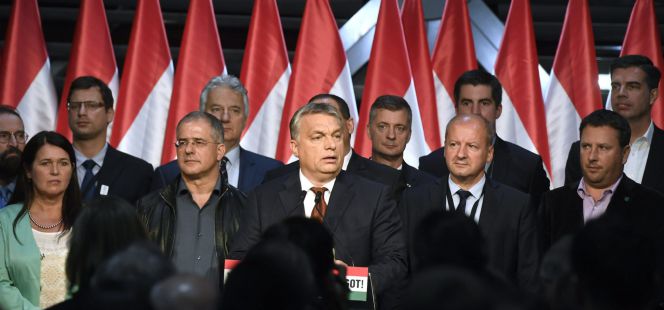 Discurso del primer ministro húngaro, Viktor Orbán, tras conocer los resultados del referéndum.
