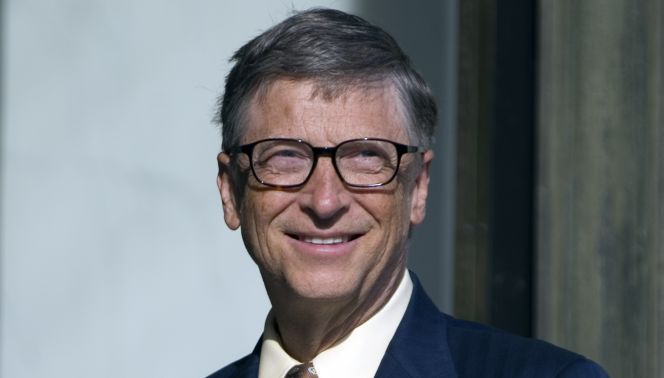 Bill Gates, el hombre más rico de Estados Unidos y del mundo en una imagen de archivo.