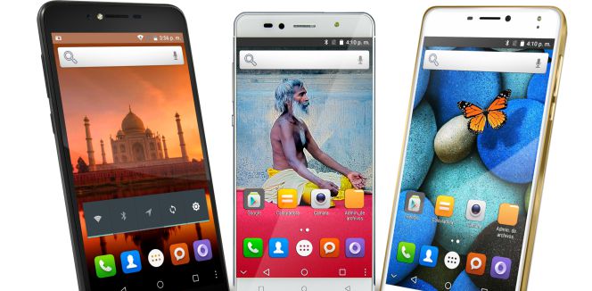Móviles de la marca Intex.