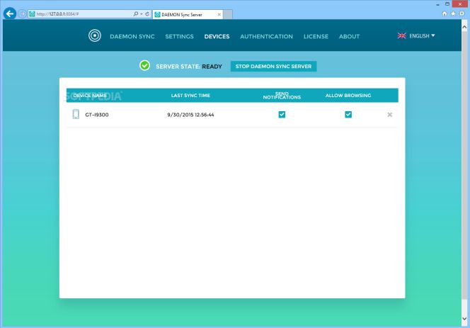 Cliente Daemon Sync para PC