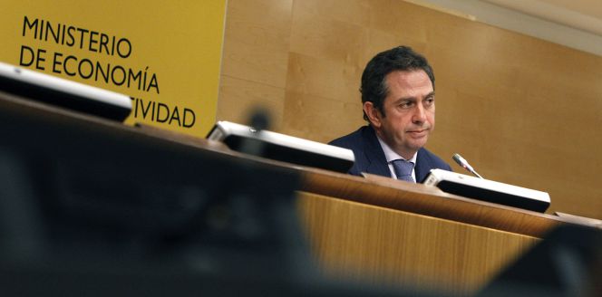 El secretario de Estado de Economía, Íñigo Fernández de Mesa, durante la rueda de prensa ofrecida hoy en Madrid.