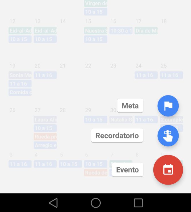 Añadir evento en calendario de Google