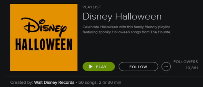 Prepara la música de Halloween utilizando listas de Spotify