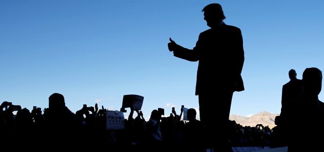 Donald Trump, el martes en un mítin en Grand Junction (Colorado).