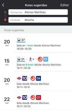Captura de Moovit.