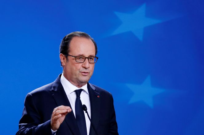 François Hollande, presidente francés.