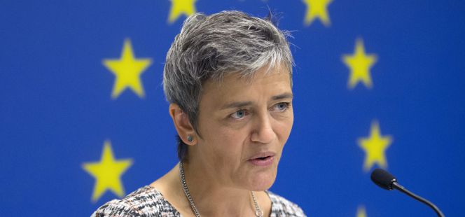 La comisaria europea de competencia, Margrethe Vestager.