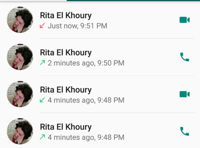 Videollamdas en WhatsApp