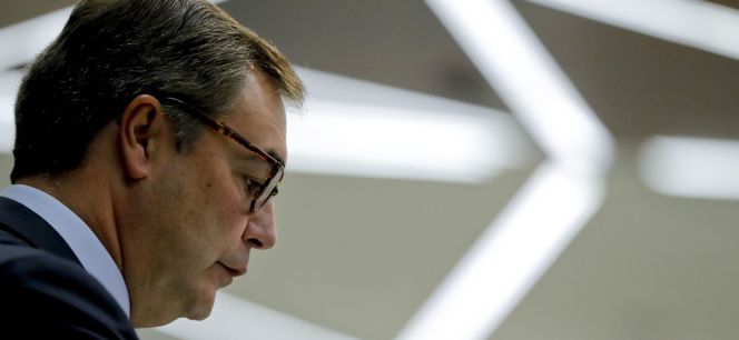 GRA034. MADRID, 26102016.- El consejero delegado de Bankia, José Sevilla, durante la rueda de prensa de presentación de resultados de la entidad. José Sevilla