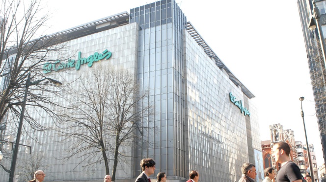 Edificio del Corte Ingles de Bilbao.