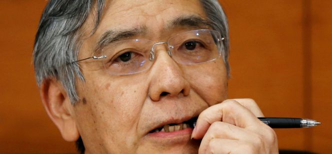 El gobernador del Banco de Japón, Haruhiko Kuroda.
