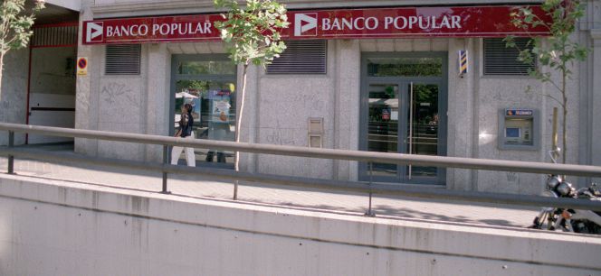 Una sucursal del Banco Popular en Madrid. EfeArchivo