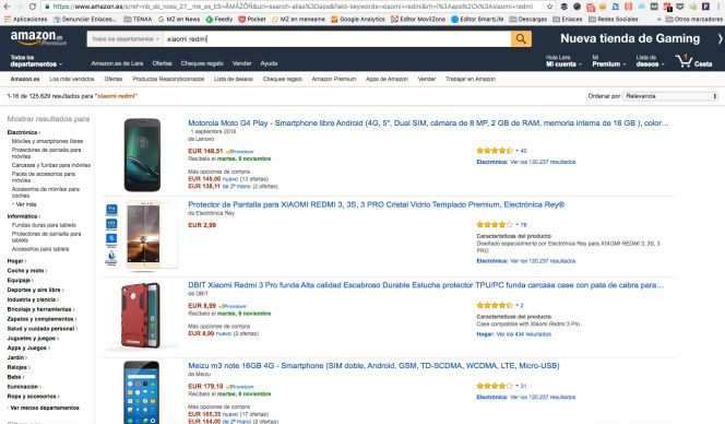 Amazon suspende la venta de móviles Xiaomi en España