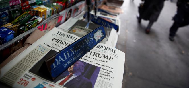Ejemplares de ‘The Wall Street Journal’, en Nueva York.