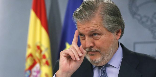Íñigo Méndez de Vigo, ministro de Educación, Cultura y Deporte, este viernes tras el Consejo de Ministros.