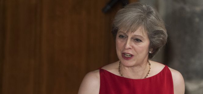 La primera ministra británica Theresa May.