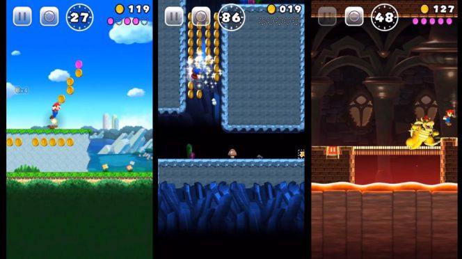 pantallas de Super Mario Run