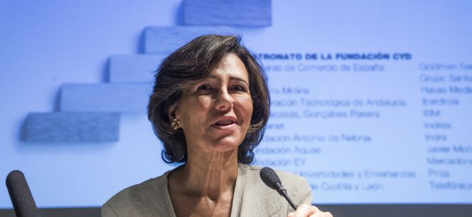 La presidenta del Banco Santander, Ana Botín. EFEArchivo
