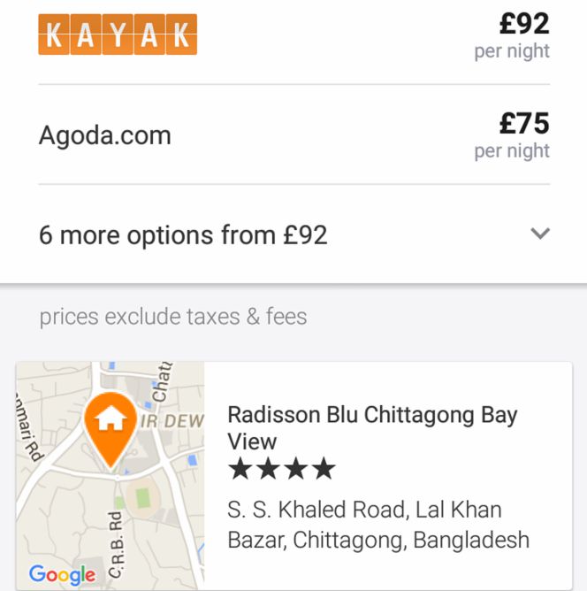 Aplicación Kayak