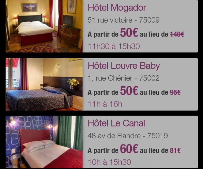 Aplicación Hoteles.com