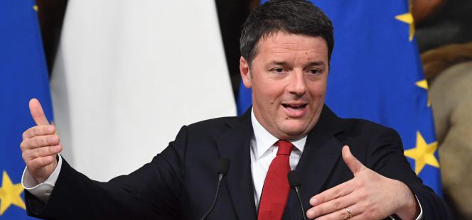 El primer ministro italiano, Matteo Renzi.