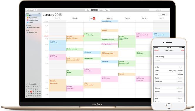 iCalendar de Apple