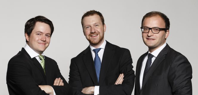 Los tres fundadores de Raisin, Michael Stephan, Frank Freud y Tamaz Georgadze (de izquiera a derecha).