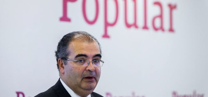 El ya expresidente del Banco Popular, Ángel Ron.
