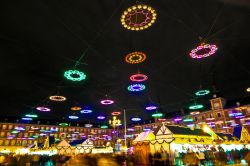 Mercado navideño en la plaza Mayor de Madrid.
