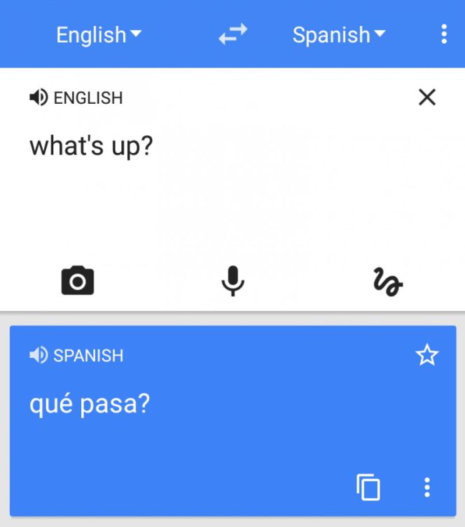 Aplicación Google Translate