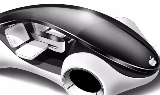 Posible diseño del coche autónomo de Apple