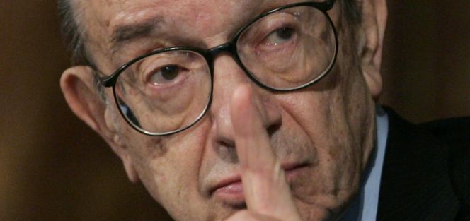 Alan Greenspan, ex presidente de la Fed.