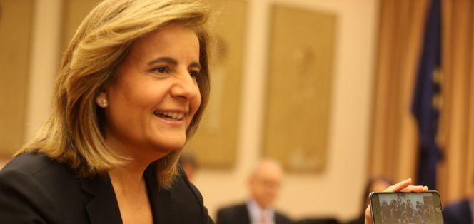 Fátima Báñez, ministra de Empleo