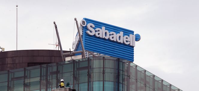Cartel del Banco Sabadell.